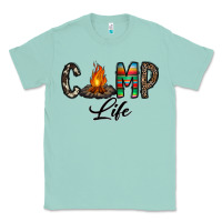 Seafoam camp life Classic Tee - CowhideDigitalArt