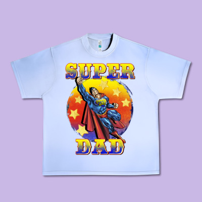 Super Dad Urban Heavy Tee Designed By Barkaloodesign