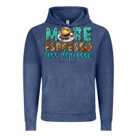 Vintage Denim more espresso less depresso western Vintage Hoodie - texasbilliewilder