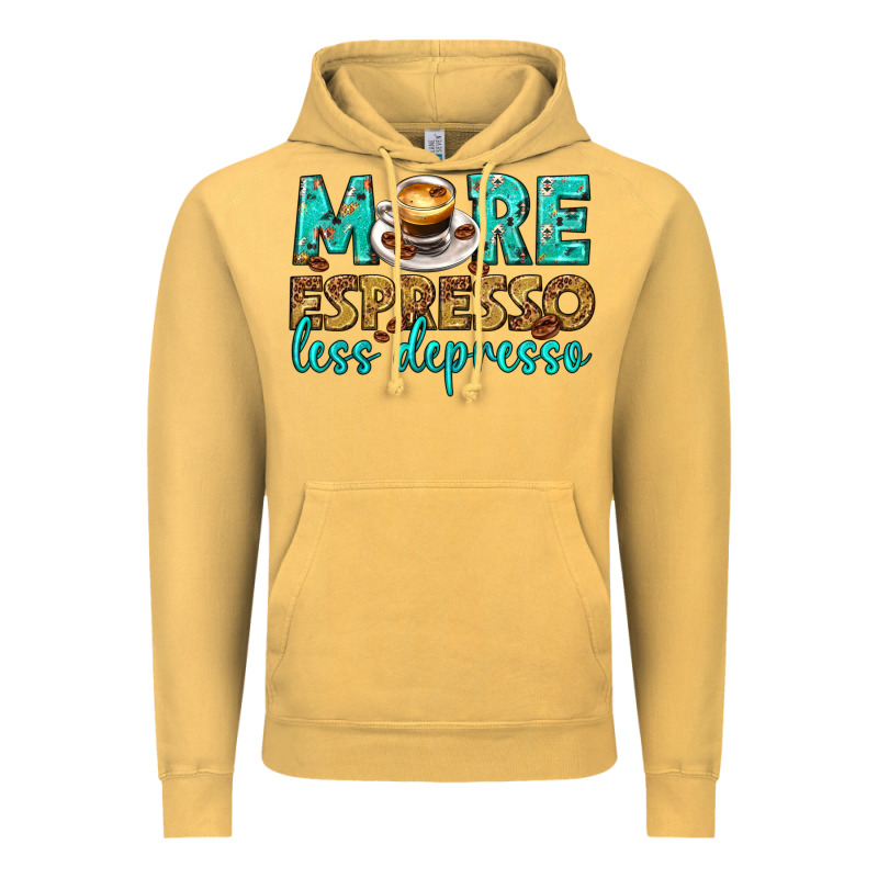 More Espresso Less Depresso Western Vintage Hoodie by texasbilliewilder | Teevron