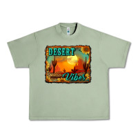 Oil Green desert vibes background Urban Heavy Tee - RanaPortraitStore