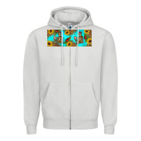 Dove Grey skeleton coffee and coffee plants 11 oz Zipper Hoodie - Artiststas