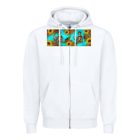 White skeleton coffee and coffee plants 11 oz Zipper Hoodie - Artiststas