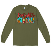 Army Green firefighter son girl Long Sleeve Tee - HRA Design Shop