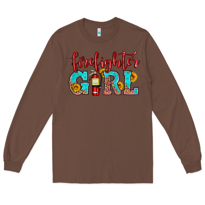 Firefighter Son Girl Long Sleeve Tee by HRA Design Shop | Teevron