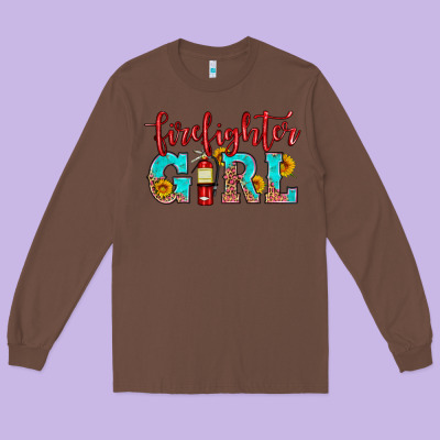 Firefighter Son Girl Long Sleeve Tee Designed By Hra Design Shop