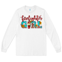 White firefighter son girl Long Sleeve Tee - HRA Design Shop
