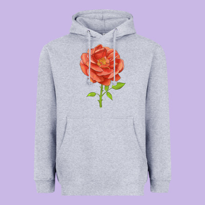 All A Twitter Rose Heavyweight Hoodie Designed By Lillyallendesigns