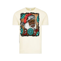 Vintage Arctic african american santa joy Vintage Tee - RanaPortraitStore
