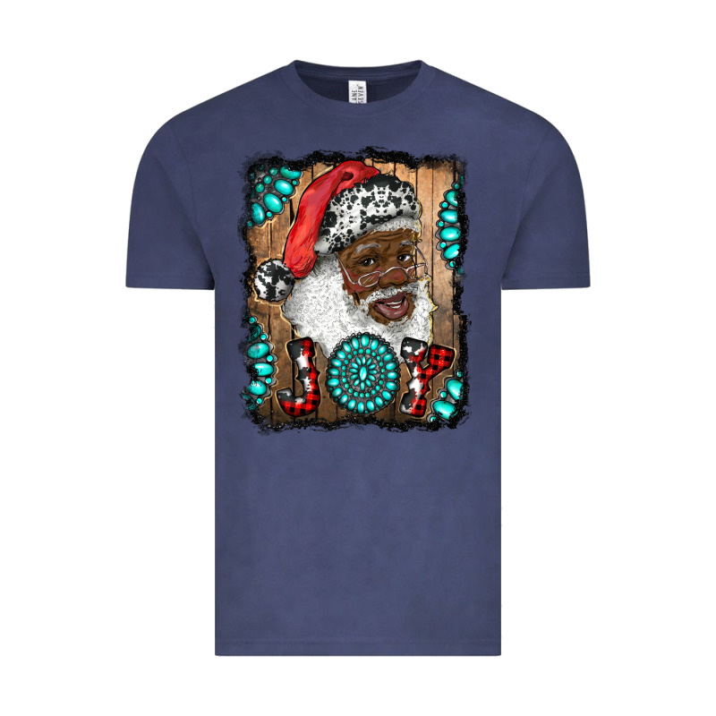 African American Santa Joy Vintage Tee by RanaPortraitStore | Teevron