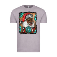 Vintage Zinc african american santa joy Vintage Tee - RanaPortraitStore