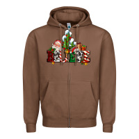 Chestnut believe christmas and santa Zipper Hoodie - AdoDesignShop