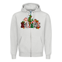 Dove Grey believe christmas and santa Zipper Hoodie - AdoDesignShop