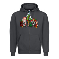 Smoke believe christmas and santa Zipper Hoodie - AdoDesignShop