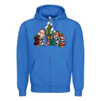 True Royal believe christmas and santa Zipper Hoodie - AdoDesignShop
