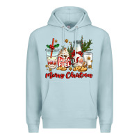 Blue Mist santa fuel merry christmas Premium Hoodie - MaliasSmallBusiness