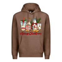 Chestnut santa fuel merry christmas Premium Hoodie - MaliasSmallBusiness