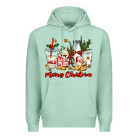 Seafoam santa fuel merry christmas Premium Hoodie - MaliasSmallBusiness
