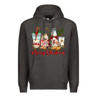 Smoke santa fuel merry christmas Premium Hoodie - MaliasSmallBusiness