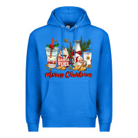 True Royal santa fuel merry christmas Premium Hoodie - MaliasSmallBusiness