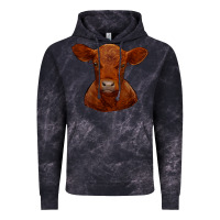 Cloud Black red angus calf Vintage Hoodie - RanaPortraitStore