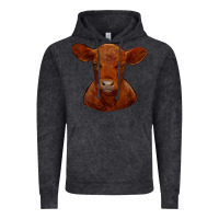 Vintage Arctic red angus calf Vintage Hoodie - RanaPortraitStore