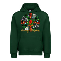 Forest Green merry christmas windmill Urban Hoodie - Jasminsmagicworld