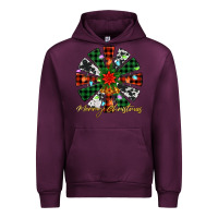 Mauve Wine merry christmas windmill Urban Hoodie - Jasminsmagicworld