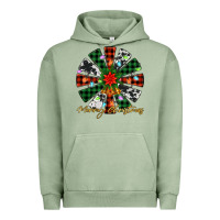Pigment Oil Green merry christmas windmill Urban Hoodie - Jasminsmagicworld