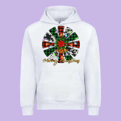 Merry Christmas Windmill Urban Hoodie Designed By Jasminsmagicworld
