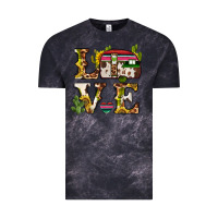 Cloud Black love caravan Vintage Tee - BarkalooDesign