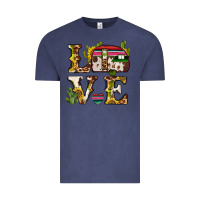 Vintage Denim love caravan Vintage Tee - BarkalooDesign