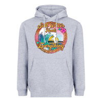 Heather Grey salt water heals everything Heavyweight Hoodie - Jasminsmagicworld