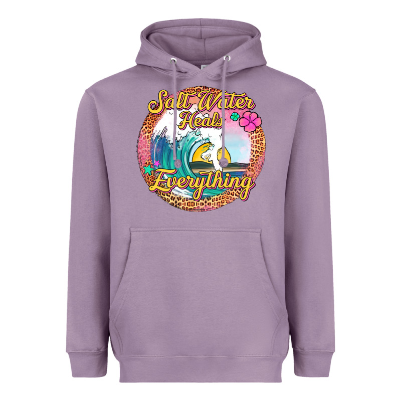 Salt Water Heals Everything Heavyweight Hoodie by Jasminsmagicworld | Teevron