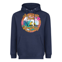 Navy salt water heals everything Heavyweight Hoodie - Jasminsmagicworld