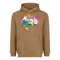 Toasted Coconut salt water heals everything Heavyweight Hoodie - Jasminsmagicworld