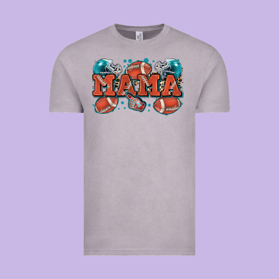 Mama American Football Vintage Tee Designed By Zillion Design Studio
