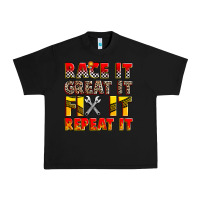 Black race it great it fix it repeat it Urban Heavy Tee - Zillion Design Studio