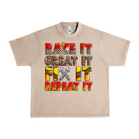 French Oak race it great it fix it repeat it Urban Heavy Tee - Zillion Design Studio
