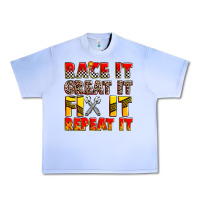 Grape Ice race it great it fix it repeat it Urban Heavy Tee - Zillion Design Studio