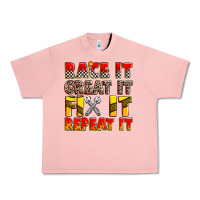Salmon race it great it fix it repeat it Urban Heavy Tee - Zillion Design Studio