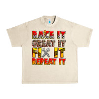 Sandshell race it great it fix it repeat it Urban Heavy Tee - Zillion Design Studio