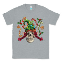 Heather Grey elf skull Classic Tee - FaDigitalArtStudio