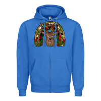 True Royal deer rainbow Zipper Hoodie - JahusDesignShop