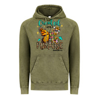 Vintage Olive created with a purpose ephesians 2 10 Vintage Hoodie - RanaPortraitStore