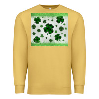 Antique Gold shamrock Premium Sweatshirt - MaliasSmallBusiness