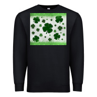 Black shamrock Premium Sweatshirt - MaliasSmallBusiness