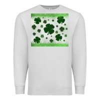 Dove Grey shamrock Premium Sweatshirt - MaliasSmallBusiness