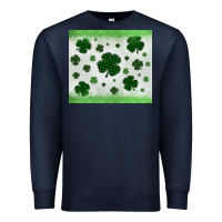 Navy shamrock Premium Sweatshirt - MaliasSmallBusiness