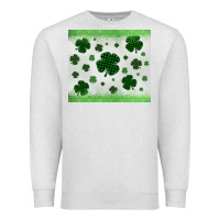 Oatmeal Heather shamrock Premium Sweatshirt - MaliasSmallBusiness